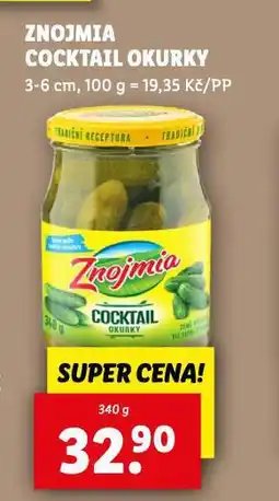 Lidl Znojmia cocktail okurky nabídka