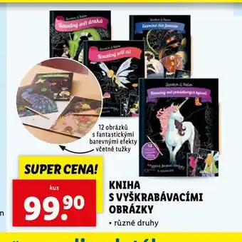 Lidl Kniha s vyškrabávacími obrázky nabídka