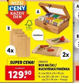 Lidl Box na čaj nabídka