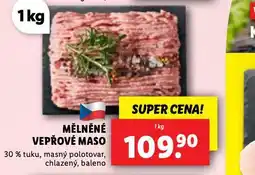 Lidl Mělněné vepřové maso nabídka