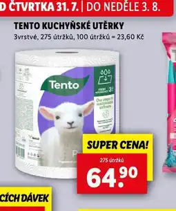 Lidl Tento kuchyňské utěrky nabídka