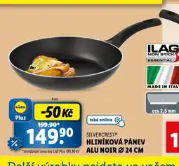 Lidl Hliníková pánev alu noir 24 cm nabídka