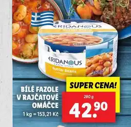 Lidl Bílé fazole v rajčatové omáčce nabídka