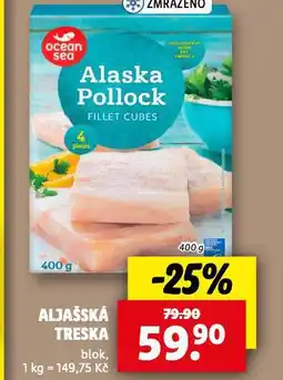 Lidl Aljašská treska nabídka