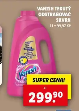 Lidl Vanish tekutý odstraňovač skvrn nabídka