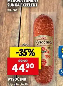 Lidl Vysočina nabídka