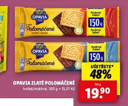 Lidl Opavia zlaté polomáčené nabídka