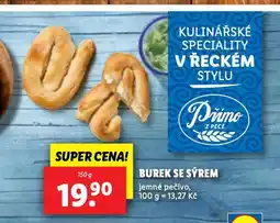 Lidl Burek se sýrem nabídka