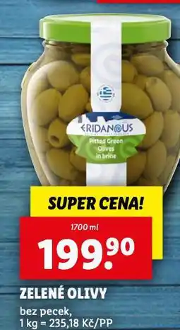 Lidl Zelené olivy nabídka