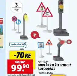 Lidl Doplňky k železnici / autodráze nabídka