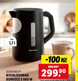 Lidl Rychlovarná konvice 3000 w nabídka