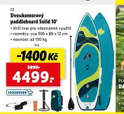 Lidl Dvoukomorový paddleboard solid 10,6 nabídka