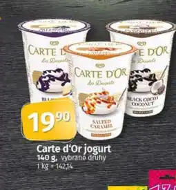 COOP TIP Carte d'Or jogurt nabídka