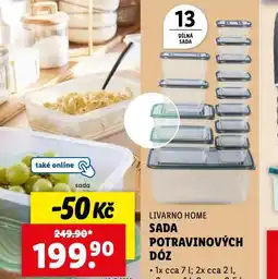 Lidl Sada potravinových dóz nabídka