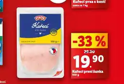 Lidl Kuřecí prsní šunka nabídka