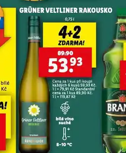 Lidl Grüner vetliner rakousko nabídka