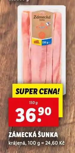 Lidl Zámecká šunka nabídka