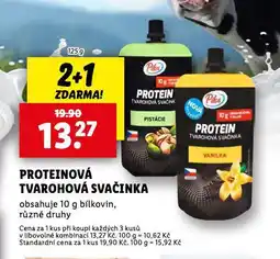 Lidl Proteinová tvarohová svačinka nabídka