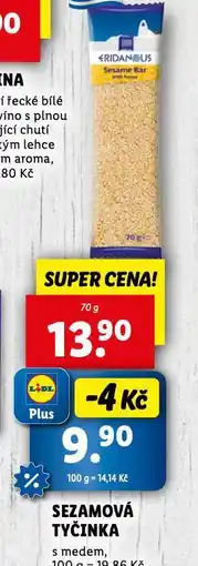 Lidl Sezamová tyčinka nabídka