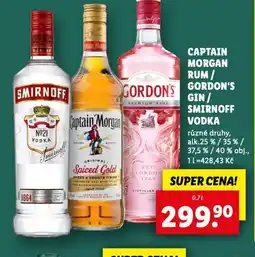 Lidl Captain morgan rum nabídka