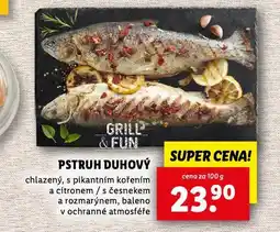Lidl Pstruh duhový nabídka