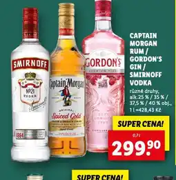 Lidl Gordon´s gin nabídka