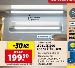 Lidl Led svítidlo pod skříňku 6 w nabídka