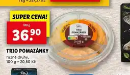 Lidl Trio pomazánky nabídka