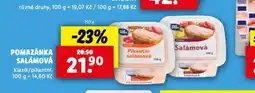 Lidl Pomazánka salámová nabídka