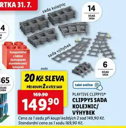 Lidl Clippys sada kolejnic / výhybek nabídka