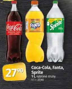 COOP TIP Coca-Cola, Fanta, Sprite nabídka