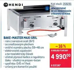 Makro Bake-Master Maxi gril nabídka