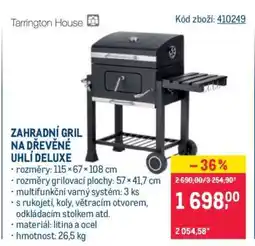 Makro ZAHRADNÍ GRIL NA DŘEVĚNÉ UHLÍ DELUXE nabídka