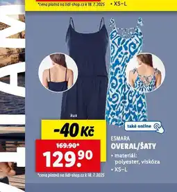 Lidl Overal / šaty nabídka