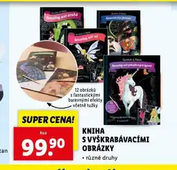 Lidl Kniha s vyškrabávacími obrázky nabídka