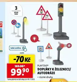 Lidl Doplňky k železnici / autodráze nabídka