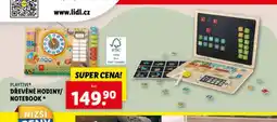 Lidl Dřevěné hodiny / notebook nabídka