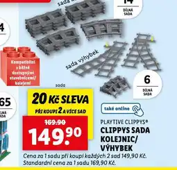 Lidl Clippys sada kolejnic / výhybek nabídka
