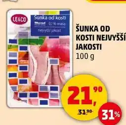 Penny Market ŠUNKA OD KOSTI NEJVYŠŠÍ JAKOSTI, 100 g nabídka
