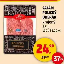 Penny Market SALÁM POLICKÝ UHERÁK krájený, 75 g nabídka
