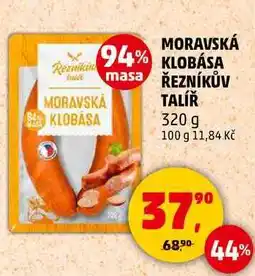 Penny Market MORAVSKA KLOBASA ŘEZNÍKŮV TALÍŘ, 320 g nabídka