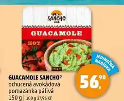 Penny Market GUACAMOLE SANCHO ochucená avokádová pomazánka pálivá, 150 g nabídka