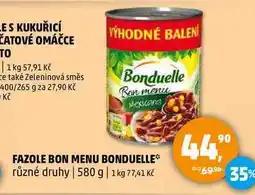 Penny Market FAZOLE BON MENU BONDUELLE různé druhy, 580 g nabídka