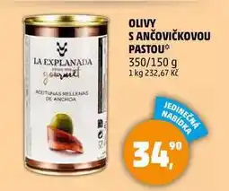 Penny Market OLIVY S ANČOVIČKOVOU PASTOU, 350/150 g nabídka