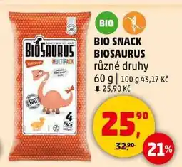 Penny Market BIO SNACK BIOSAURUS různé druhy, 60 g nabídka