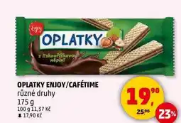 Penny Market OPLATKY ENJOY/CAFÉTIME různé druhy, 175g nabídka