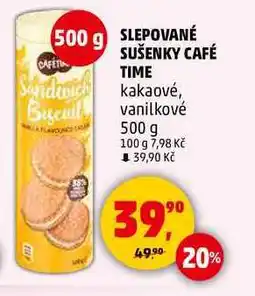 Penny Market SLEPOVANÉ SUŠENKY CAFÉ TIME, vanilkové 500 g nabídka