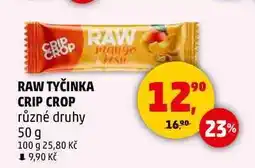 Penny Market RAW TYČINKA CRIP CROP různé druhy, 50 g nabídka