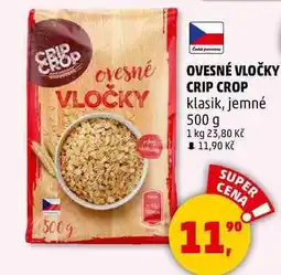 Penny Market OVESNÉ VLOČKY CRIP CROP klasik, jemné, 500 g nabídka