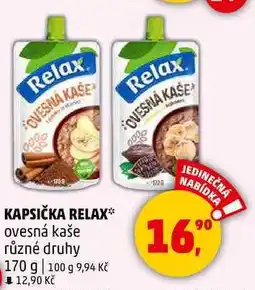 Penny Market KAPSIČKA RELAX ovesná kaše různé druhy, 170 g nabídka